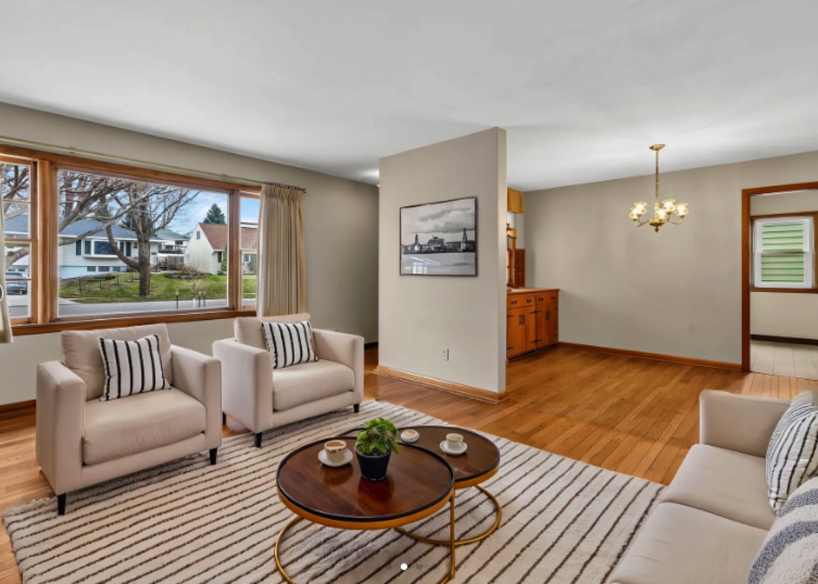 Virtual staging — furnished room